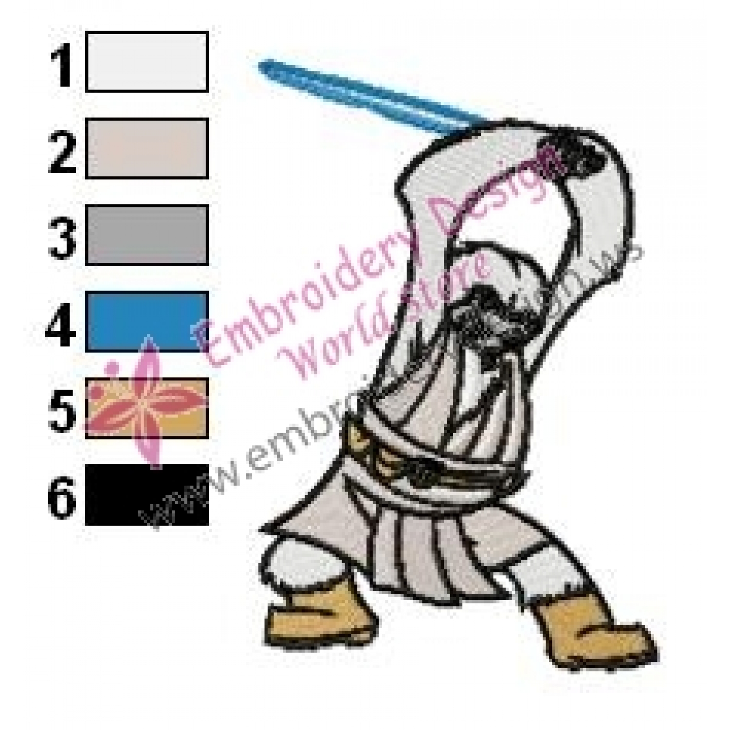 Product Code: Foul Star Wars Embroidery Design