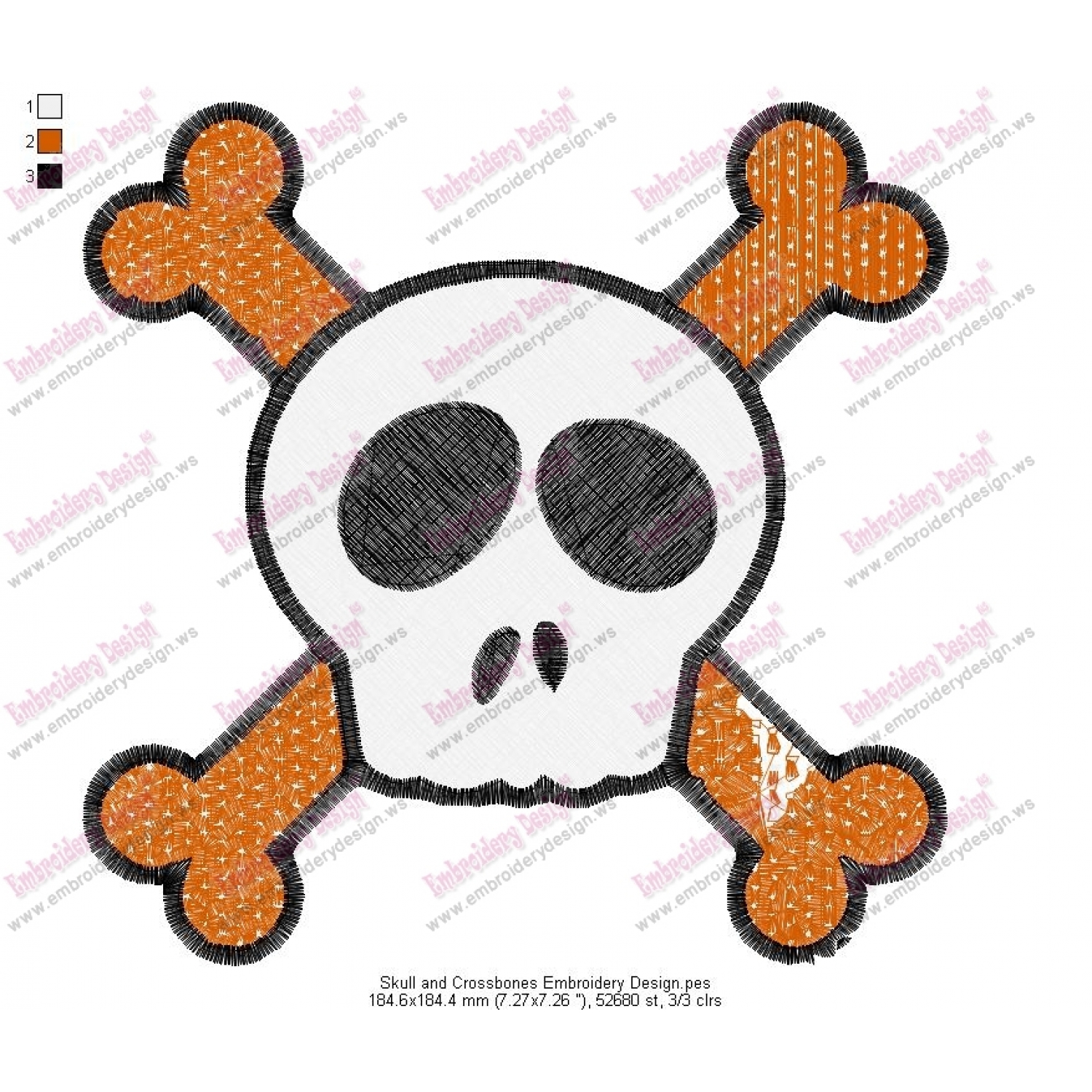 Free Knitting Pattern: Skull and Crossbones Lace