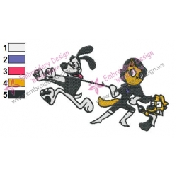 TUFF Puppy Embroidery Design 03